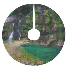 Stunning waterfall Virje, Slovenië Poster Kerstboom Rok