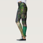 Stunning waterfall Virje, Slovenië Poster Leggings (Links)