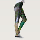 Stunning waterfall Virje, Slovenië Poster Leggings (Rechts)