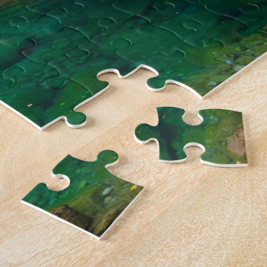 Stunning waterfall Virje, Slovenië Poster Legpuzzel (Zijkant)