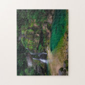 Stunning waterfall Virje, Slovenië Poster Legpuzzel (Verticaal)