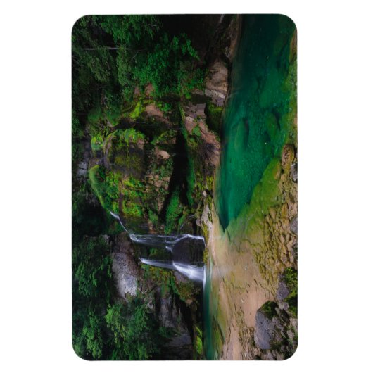 Stunning waterfall Virje, Slovenië Poster Magneet (Verticaal)