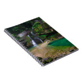 Stunning waterfall Virje, Slovenië Poster Notitieboek (Rechterzijde)