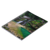 Stunning waterfall Virje, Slovenië Poster Notitieboek (Linkerzijde)