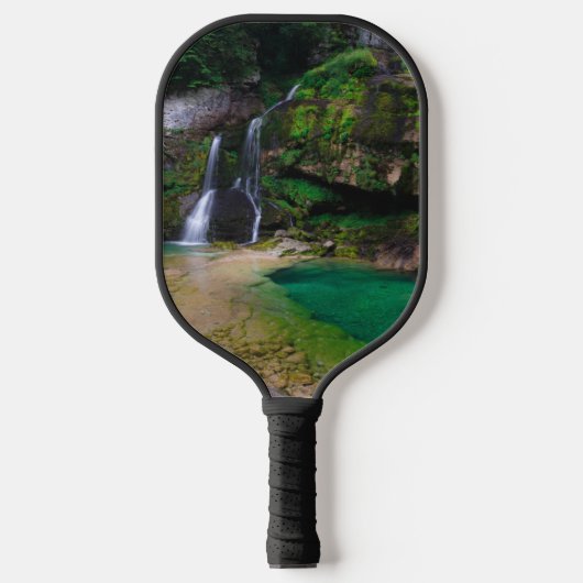 Stunning waterfall Virje, Slovenië Poster Pickleball Paddle (Voorkant)