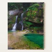 Stunning waterfall Virje, Slovenië Poster Planner (Achterkant)