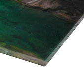 Stunning waterfall Virje, Slovenië Poster Snijplank (Hoek)