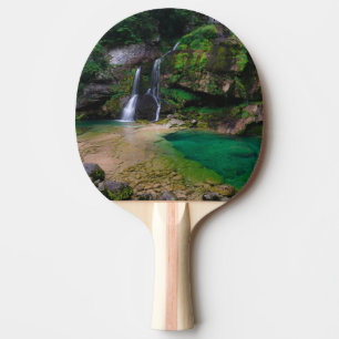 Stunning waterfall Virje, Slovenië Poster Tafeltennisbatje