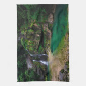 Stunning waterfall Virje, Slovenië Poster Theedoek (Verticaal)