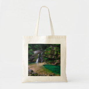 Stunning waterfall Virje, Slovenië Poster Tote Bag