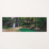 Stunning waterfall Virje, Slovenië Poster Yogamat (Voorkant (horizontaal))
