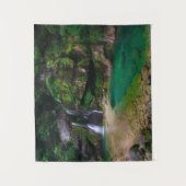 Stunning waterfall Virje, Slovenië Wandkleed (Voorkant)