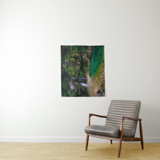 Stunning waterfall Virje, Slovenië Wandkleed (In situ)