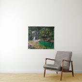 Stunning waterfall Virje, Slovenië Wandkleed (In Situ (horizontaal))