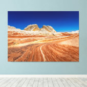 Stunning White Pocket View Canvas Afdruk (Insitu (Houten vloer))