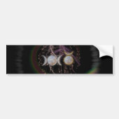 Stunning Wiccan Triple Goddess Cosmic Bumpersticker (Voorkant)