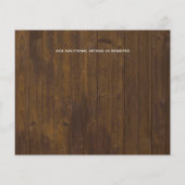 Stunning Wild Horses Budget Trouwkaart (Achterkant)