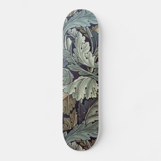 Stunning William Morris Acanthus Leaf Design Skateboard (Voorkant)
