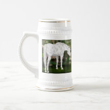 Stunning Witte Paard Fantasie Scene