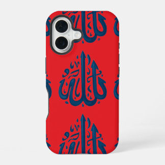 stunning woordontwerp met Arabische kalligrafie iPhone 16 Hoesje