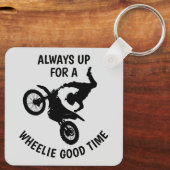 Stunt Bike Sleutelhanger (Achterkant)