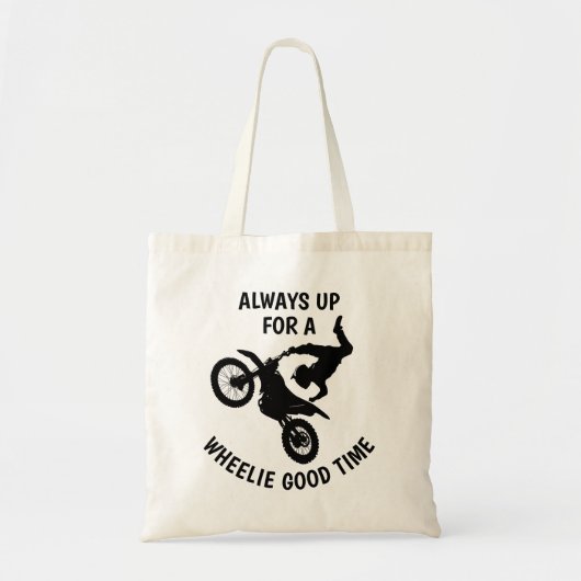 Stunt Bike Tote Bag (Voorkant)