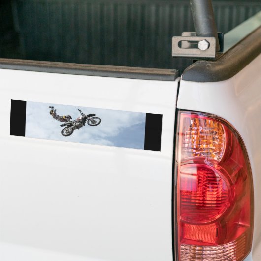 Stunt Biker - Bumpersticker (Op Truck)