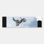 Stunt Biker - Bumpersticker (Voorkant)