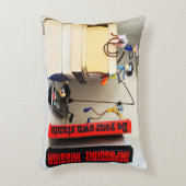 Stunt Fubby's Tom Cruise naspelen. Accent Kussen (Voorkant(Verticaal))