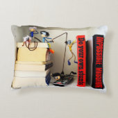 Stunt Fubby's Tom Cruise naspelen. Accent Kussen (Achterkant)