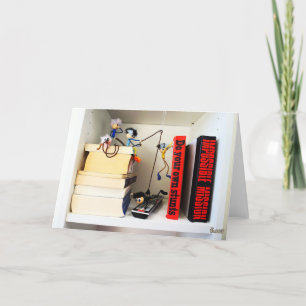 Stunt Fubby's Tom Cruise naspelen. Bedankkaart