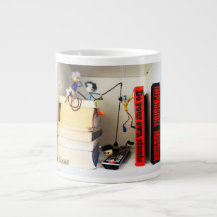 Stunt Fubby's Tom Cruise naspelen. Grote Koffiekop