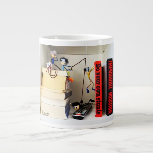 Stunt Fubby's Tom Cruise naspelen. Grote Koffiekop (Voorkant)