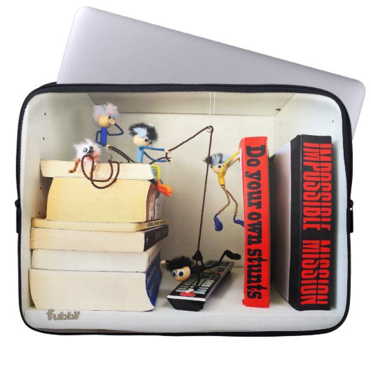 Stunt Fubby's Tom Cruise naspelen. Laptop Sleeve (Voorkant)