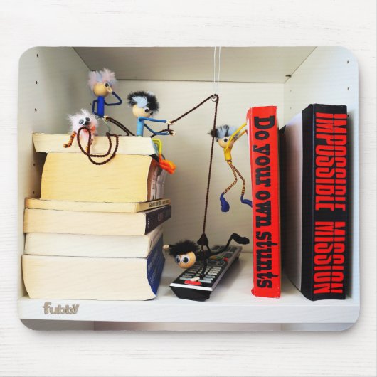 Stunt Fubby's Tom Cruise naspelen. Muismat (Voorkant)