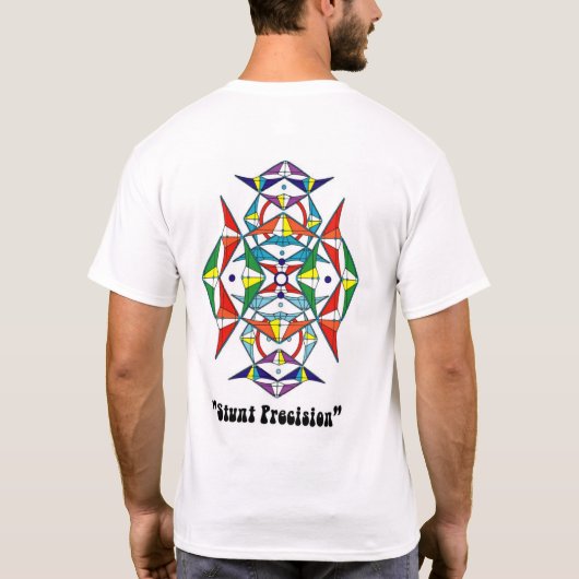 Stunt Kite Precision T-shirt (Achterkant)