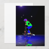 Stunt scooter Einladungskarte Kaart (Voorkant / Achterkant)