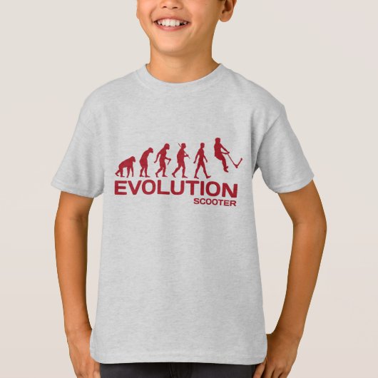 Stunt SCOOTER EVOLUTION kinder t-shirt met roet (Voorkant)