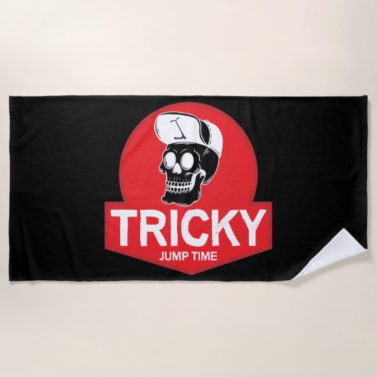 Stunt scooter Free Rider Tricks Strandlaken (Voorkant)