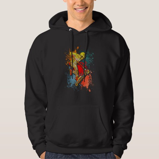Stunt Scooter Kick Jump Scooter Hoodie (Voorkant)