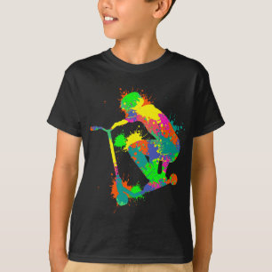 Stunt Scooter Rider Jongens Jeugd T-shirt