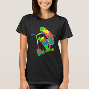 Stunt scooter rijder jongens Kinder jeugd T-shirt