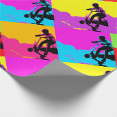 Stunt Scooter Trickster - Scooter Boy Cadeaupapier (Hoek)