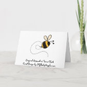 Stuntel Wenskaart van de Verjaardag van Beren het Kaart (Achterkant)