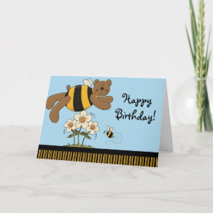 Stuntel Wenskaart van de Verjaardag van Beren het Kaart