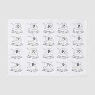 STUNTEN VAN BROOKLYN EN VERHOOGD WEEFSELPAPIER TISSUEPAPIER