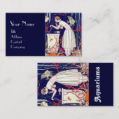 STUNTEN VAN KLEINE VIS, AQUARIUMS, DECO BEAUTY MOD VISITEKAARTJE (Voorkant / Achterkant)