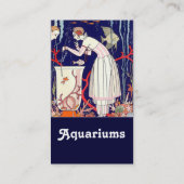 STUNTEN VAN KLEINE VIS, AQUARIUMS, DECO BEAUTY MOD VISITEKAARTJE (Achterkant)