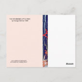 STUNTEN VAN KLEINE VIS, ART DECO BEAUTY-MODE BRIEFKAART (Achterkant)