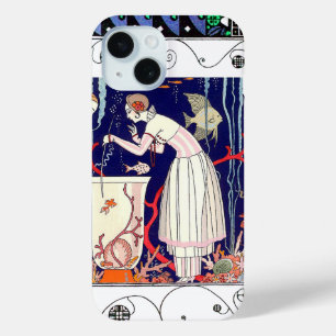 STUNTEN VAN KLEINE VIS, ART DECO BEAUTY-MODE iPhone 15 CASE